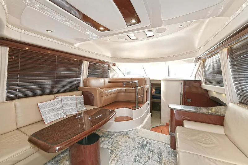 Slide: The Image of Interior of 2008 Sea Ray 44 Sedan Bridge yacht. - 17