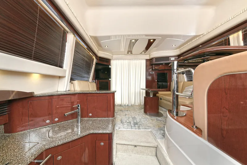 Slide: The Image of Interior of 2008 Sea Ray 44 Sedan Bridge yacht. - 47