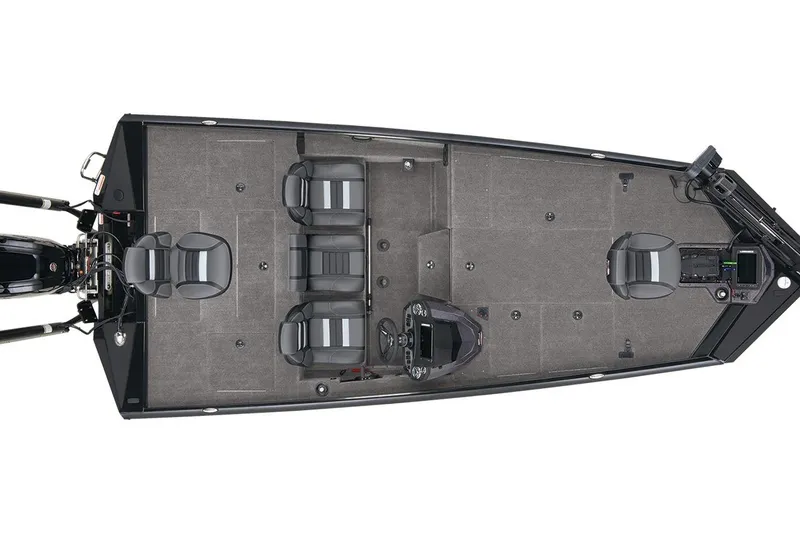 Slide: The Image of Top view of 2026 Ranger RT188P fishing boat interior layout. - 13