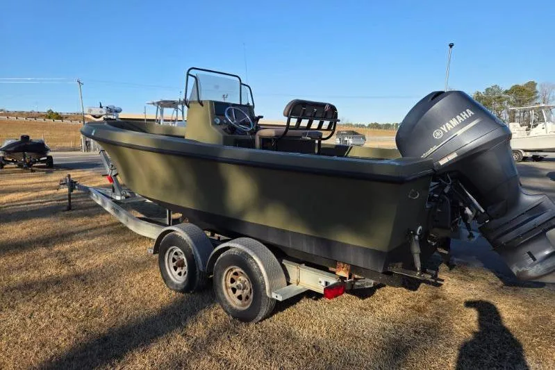 Slide: The Image of 2014 May-Craft 2000CC boat on trailer with Yamaha outboard motor. - 4