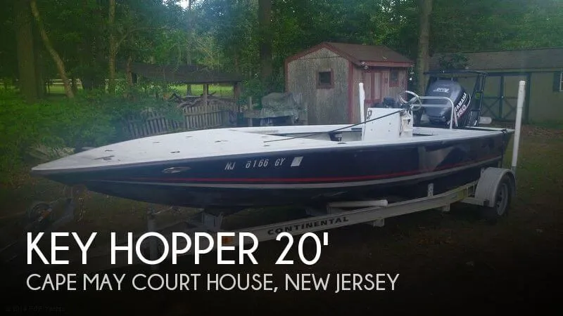 Slide: The Image of Key Hopper 20 Long Range Flats Boat 1994 - 0