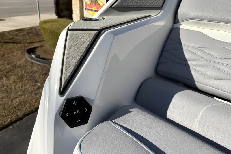 Slide: The Image of 2026 Supra SL 450 interior detail with sleek design and control panel. - 11