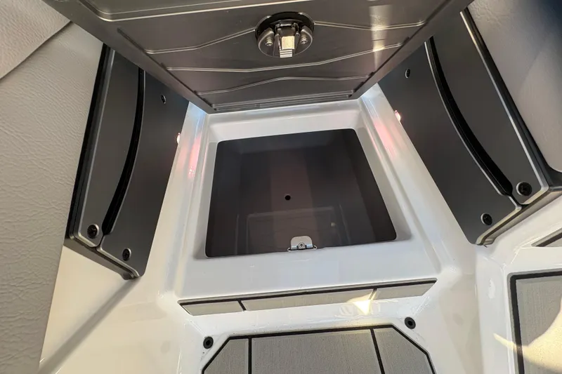 Slide: The Image of 2026 Supra SL 450 storage compartment with sleek design and secure latch. - 54