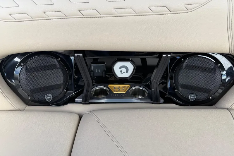 Slide: The Image of Interior of 2026 Centurion Ri230 featuring premium audio system and sleek design elements. - 17