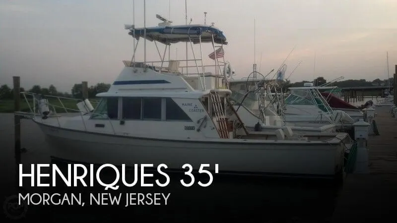 Slide: The Image of Henriques 35 Maine Coaster Sportfisherman 1984 - 0