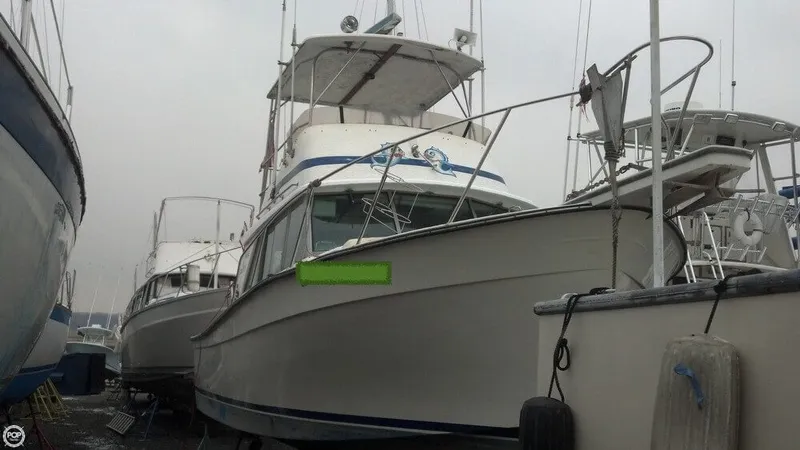 Slide: The Image of Henriques 35 Maine Coaster Sportfisherman 1984 - 3