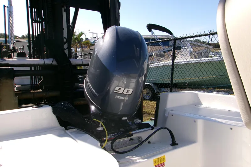 Slide: The Image of 2026 Key West 1720 Center Console with Yamaha 90 outboard motor. - 17