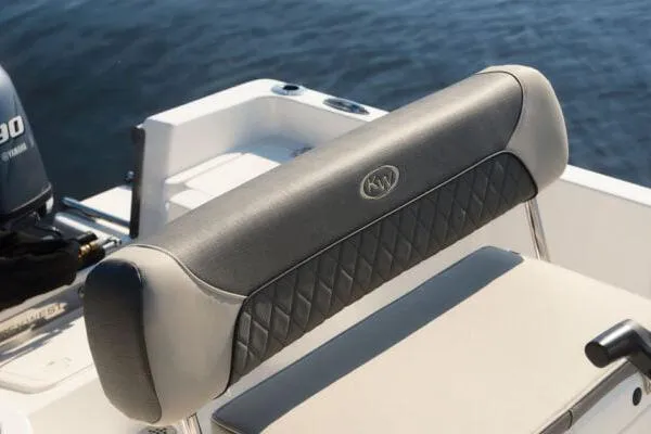 Slide: The Image of Manufacturer Provided Image: 2025 Key West 1720 Center Console boat seat with ocean backdrop. - 4