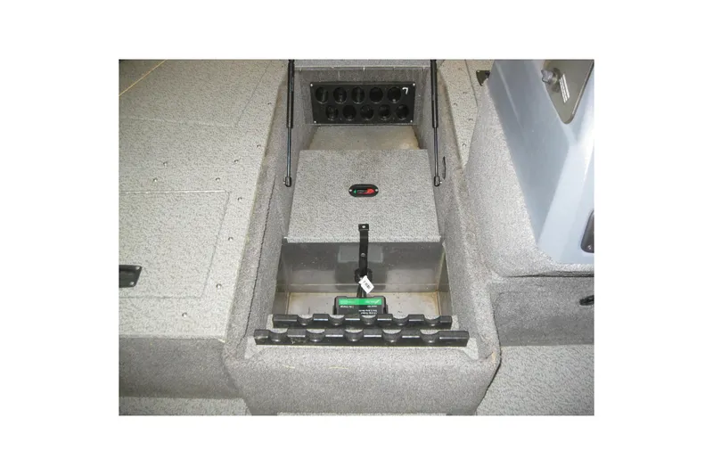 Slide: The Image of 2016 Lund 1775 Impact SS boat interior storage compartment. - 16