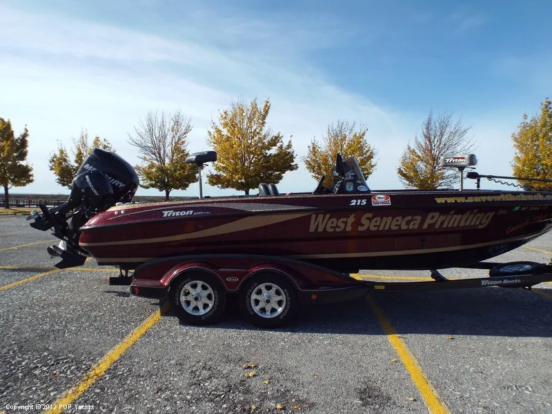 Slide: The Image of Triton 215X Walleye/Bass Boat 2008 - 10