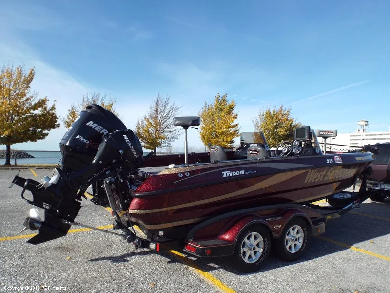 Slide: The Image of Triton 215X Walleye/Bass Boat 2008 - 11