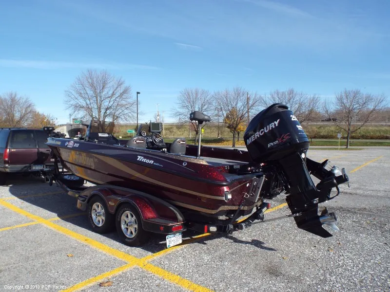 Slide: The Image of Triton 215X Walleye/Bass Boat 2008 - 2