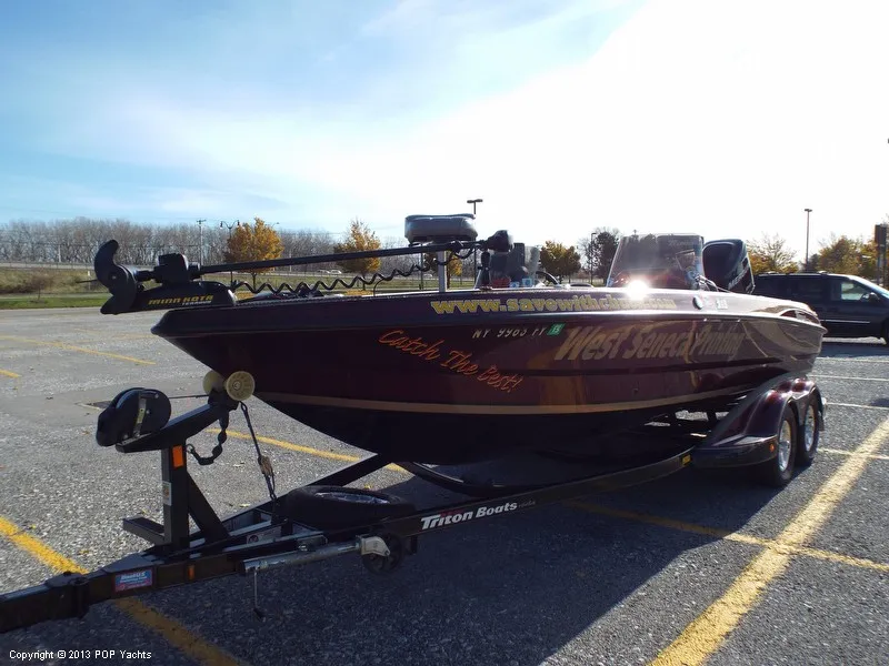 Slide: The Image of Triton 215X Walleye/Bass Boat 2008 - 8