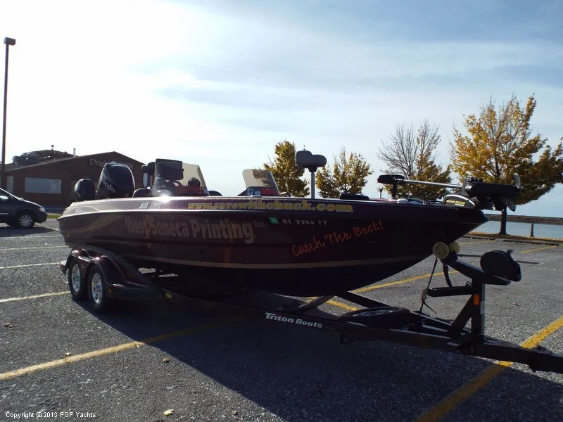 Slide: The Image of Triton 215X Walleye/Bass Boat 2008 - 9