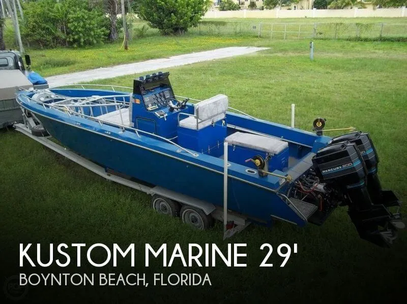 Slide: The Image of Kustom Marine 29 open fisherman 1984 - 0