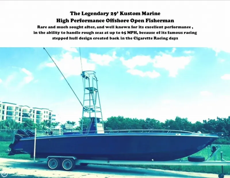 Slide: The Image of Kustom Marine 29 open fisherman 1984 - 6