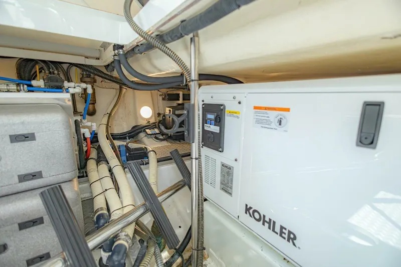 Slide: The Image of Engine room of 2018 Formula 430 Super Sport Crossover with Kohler generator. - 42