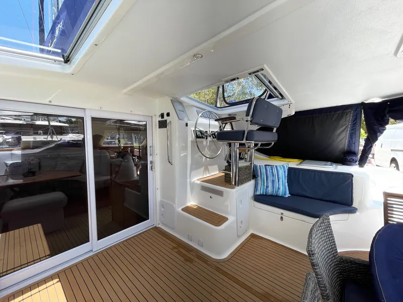 Slide: The Image of Interior of a 2016 Knysna 500 SE yacht. - 13