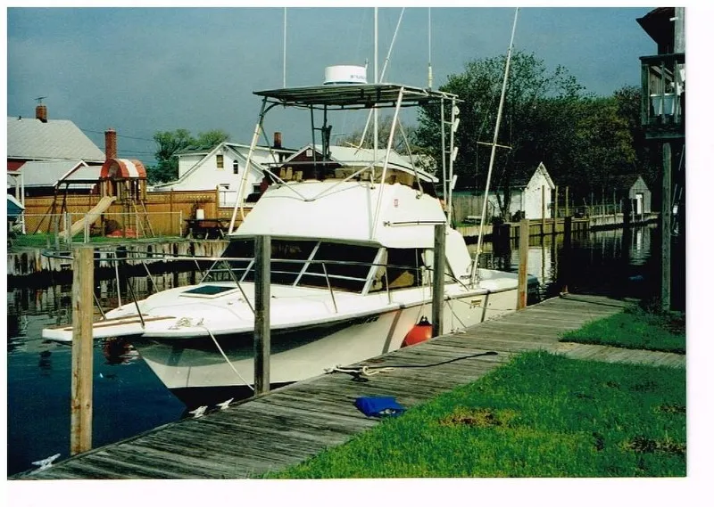 Slide: The Image of Phoenix Bass Boat 29 Sportfish 1986 - 3