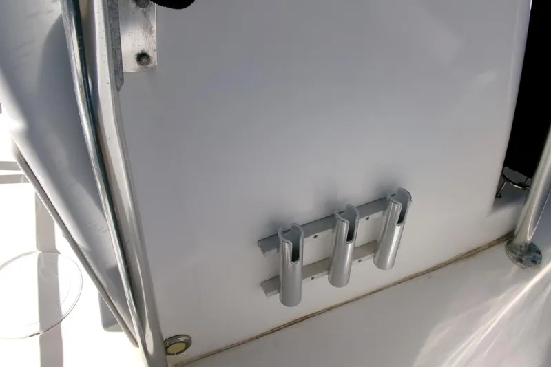 Slide: The Image of Rod holders on a 2016 Sea Fox 186 Commander boat deck. - 14