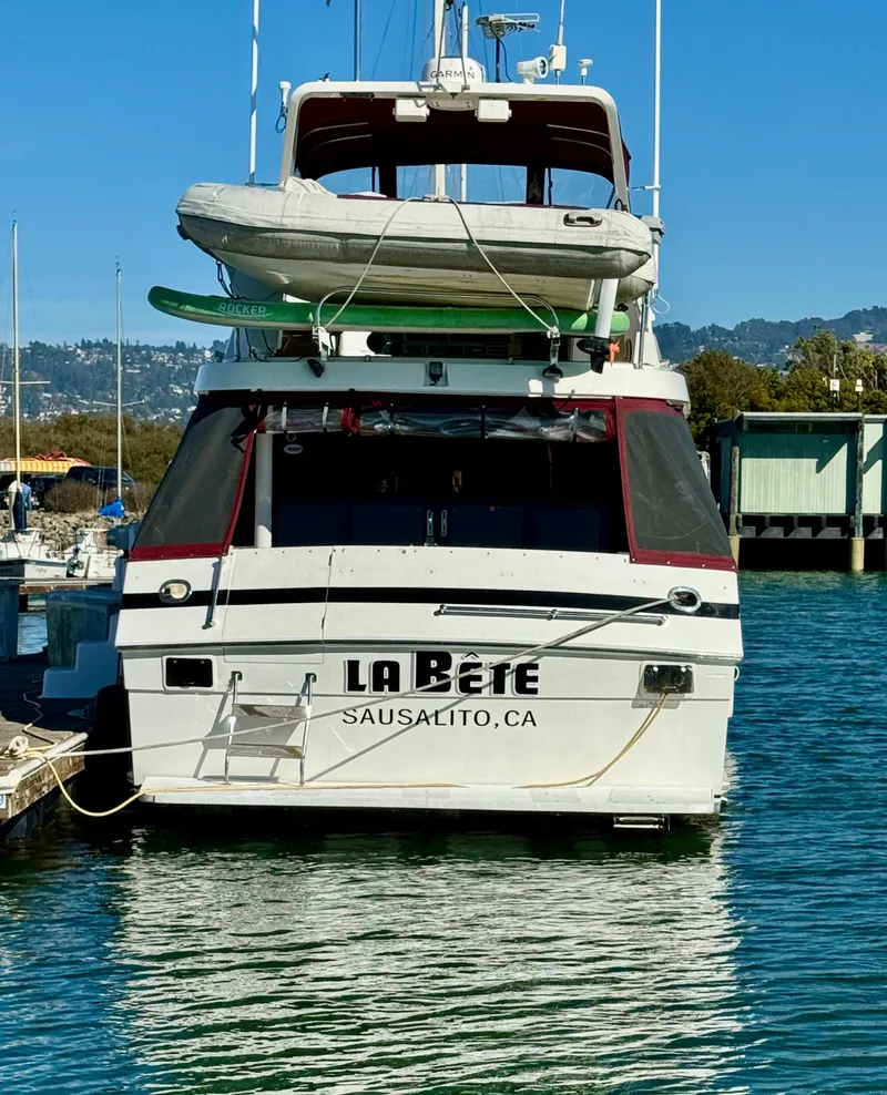 Slide: The Image of 1997 McKinna 48 Pilothouse yacht docked in Sausalito, California. - 4