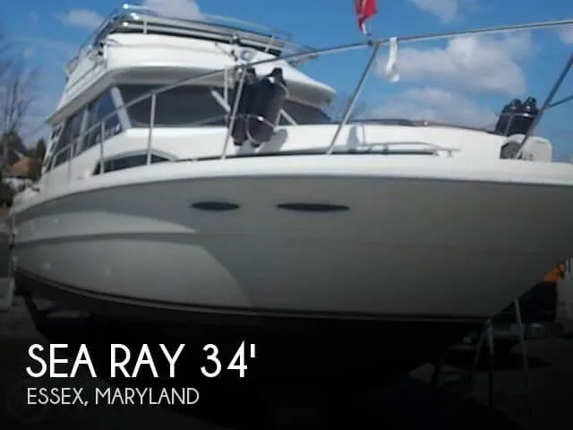 Slide: The Image of Sea Ray 340 Convertible 1984 - 0