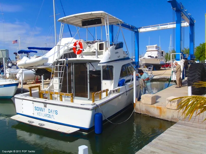 Slide: The Image of Trojan 37 SF (11 meter - Dive Boat) 1985 - 5