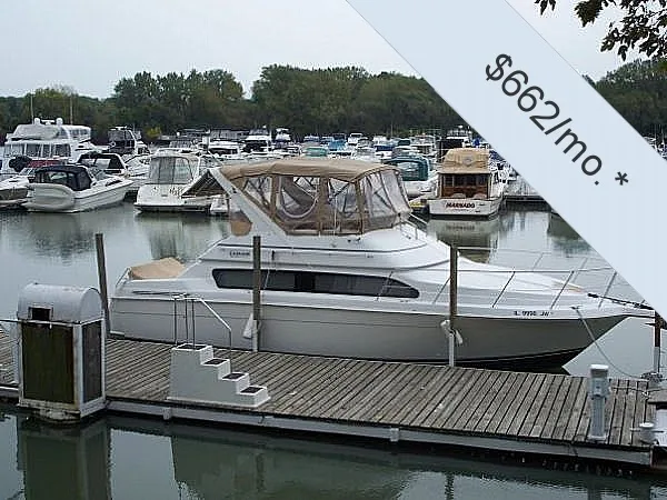 Slide: The Image of Carver Yachts Santego 380 SE 1999 - 1