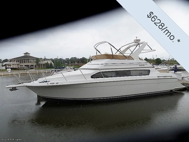 Slide: The Image of Carver Yachts Santego 380 SE 1999 - 3