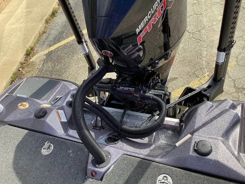 Slide: The Image of Interior of 2026 Bass Cat Puma STS with ventilation holes. - 27