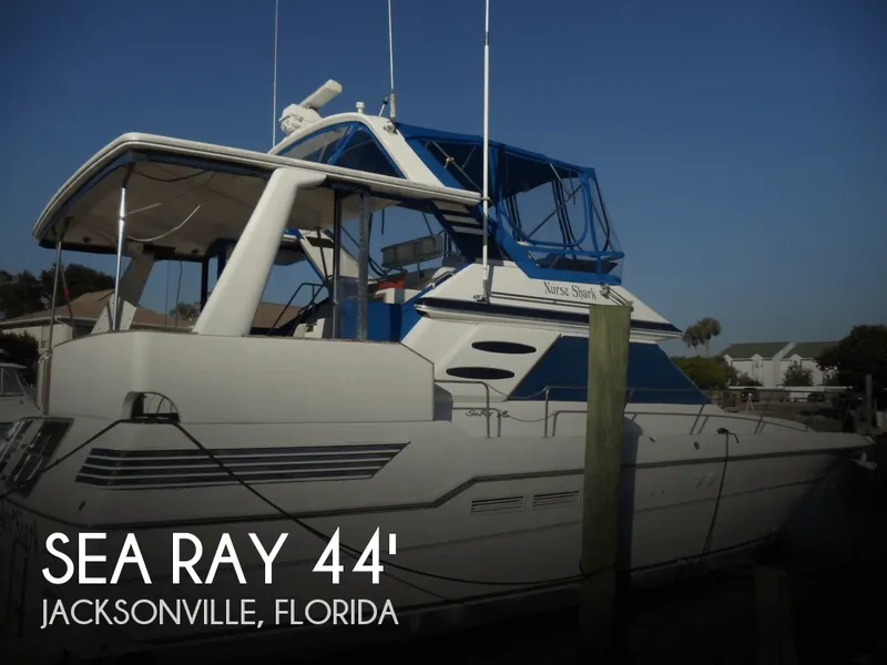 Slide: The Image of Sea Ray 440 Aft Cabin 1991 - 0