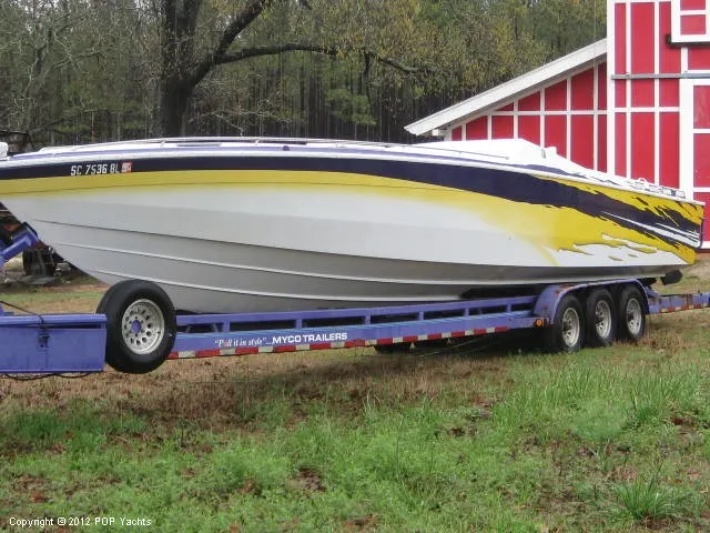 Slide: The Image of Chris-Craft 390 X Stinger 1987 - 1