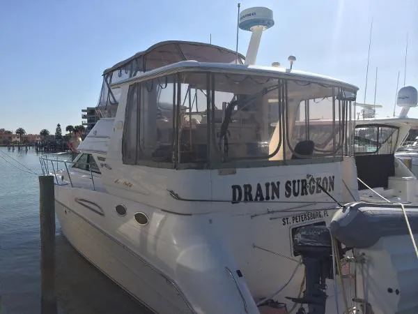 Slide: The Image of Sea Ray 420 Aft Cabin 1996 - 1