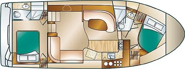 Slide: The Image of Silverton 392 Motor Yacht w/Diesels 2001 - 1