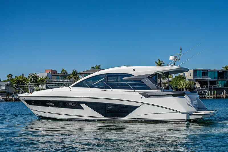 Slide: The Image of Beneteau Gran Turismo 45 yacht, 2022, on calm water. - 14