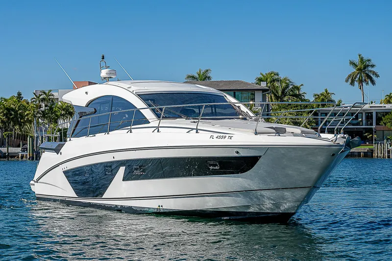 Slide: The Image of Beneteau Gran Turismo 45 Yacht 2022 on calm waters. - 4