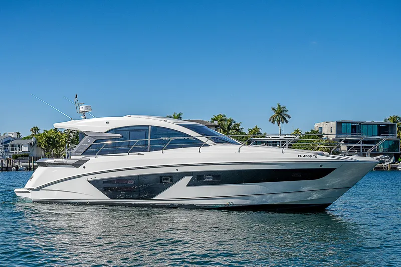 Slide: The Image of Beneteau Gran Turismo 45 yacht, 2022, on calm water. - 6