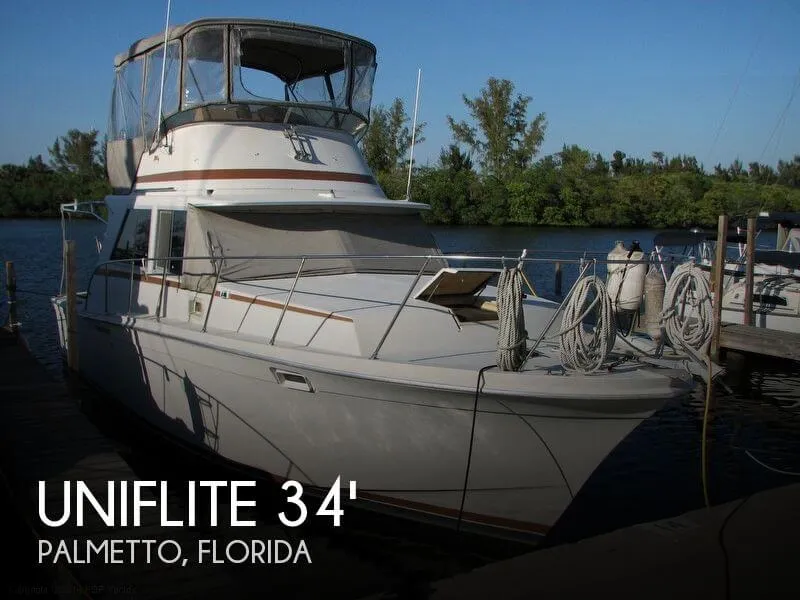 Slide: The Image of Uniflite 34 Convertible 1984 - 0