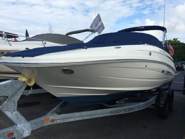 Slide: The Image of Sea Ray 220 Sundeck with Trailer - Certified Preowned 2012 - 0