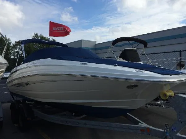 Slide: The Image of Sea Ray 220 Sundeck with Trailer - Certified Preowned 2012 - 1
