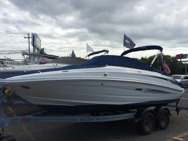 Slide: The Image of Sea Ray 220 Sundeck with Trailer - Certified Preowned 2012 - 2