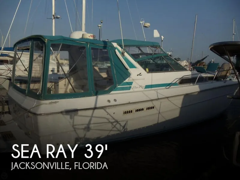 Slide: The Image of Sea Ray 390 Express Cruiser 1988 - 0