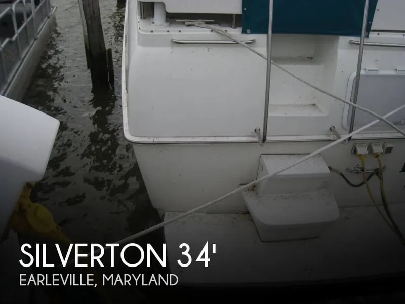 Slide: The Image of Silverton 34 Aft Cabin Motoryacht 1996 - 0