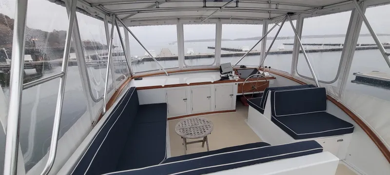 Slide: The Image of Wilbur Duffy 42 Flybridge Cruiser 1989 - 52