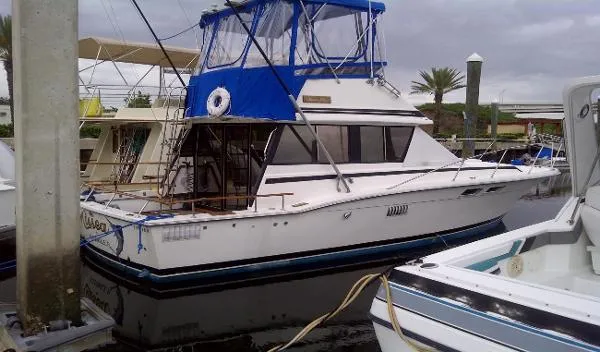 Slide: The Image of Trojan Sport Fisherman Flybridge 1974 - 1