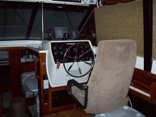 Slide: The Image of Trojan Sport Fisherman Flybridge 1974 - 10