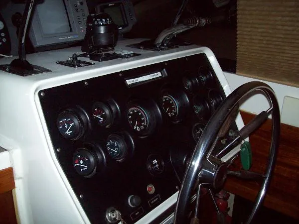 Slide: The Image of Trojan Sport Fisherman Flybridge 1974 - 11