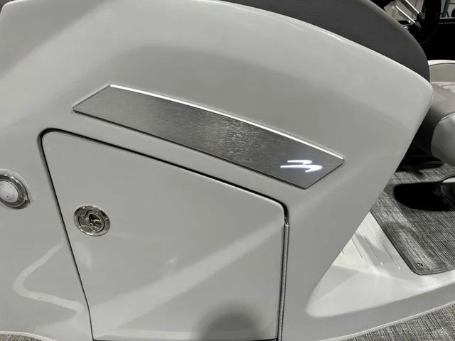 Slide: The Image of 2024 Bennington LXS Series 23 LXSSB boat cabin detail view. - 12