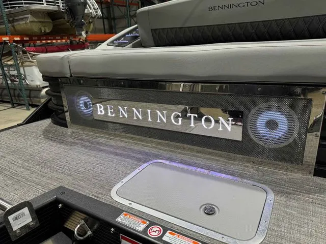 Slide: The Image of Bennington LXS Series 23 LXSSB 2024 with illuminated logo. - 16