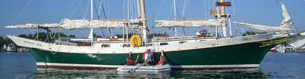 Slide: The Image of Penobscot Boat Works Pinky Schooner 1976 - 2